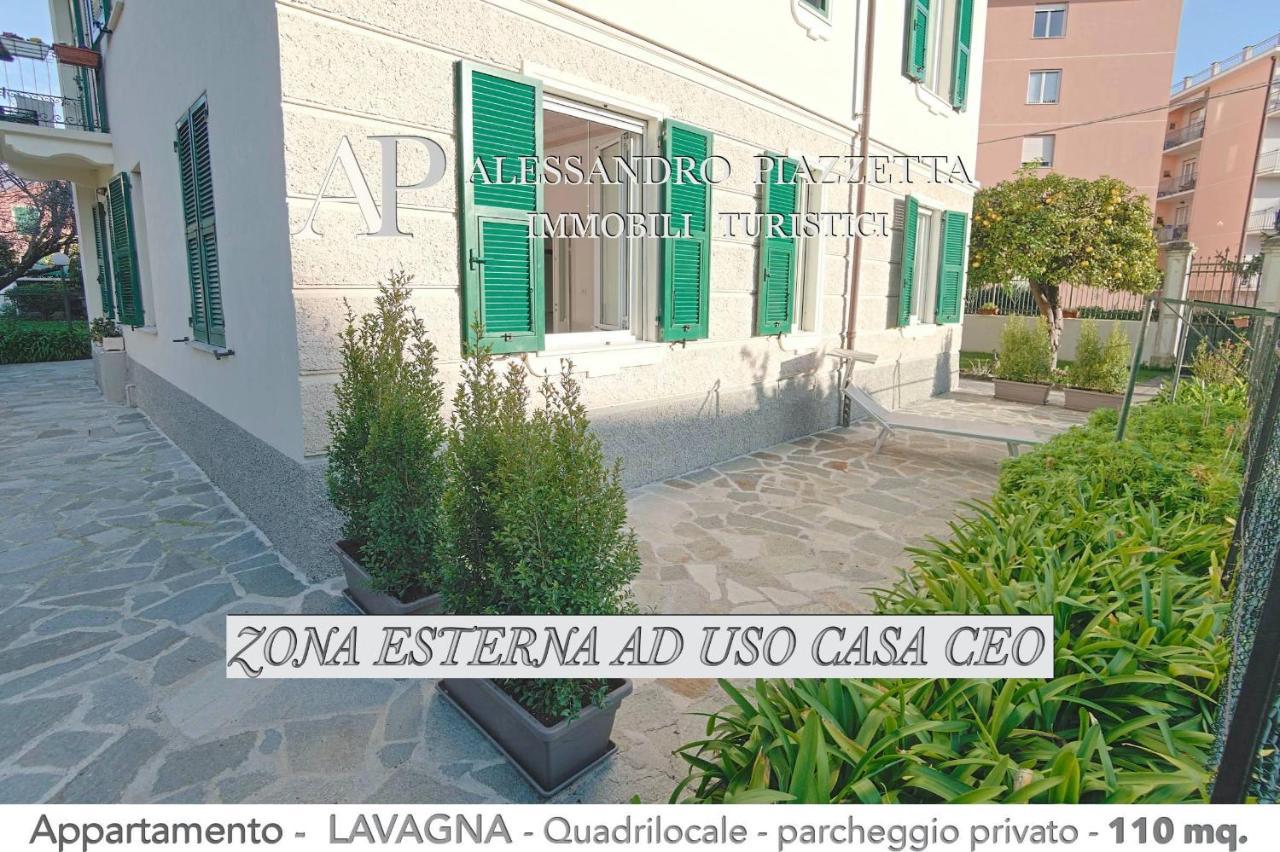 Casa Ceo Lägenhet Lavagna Exteriör bild